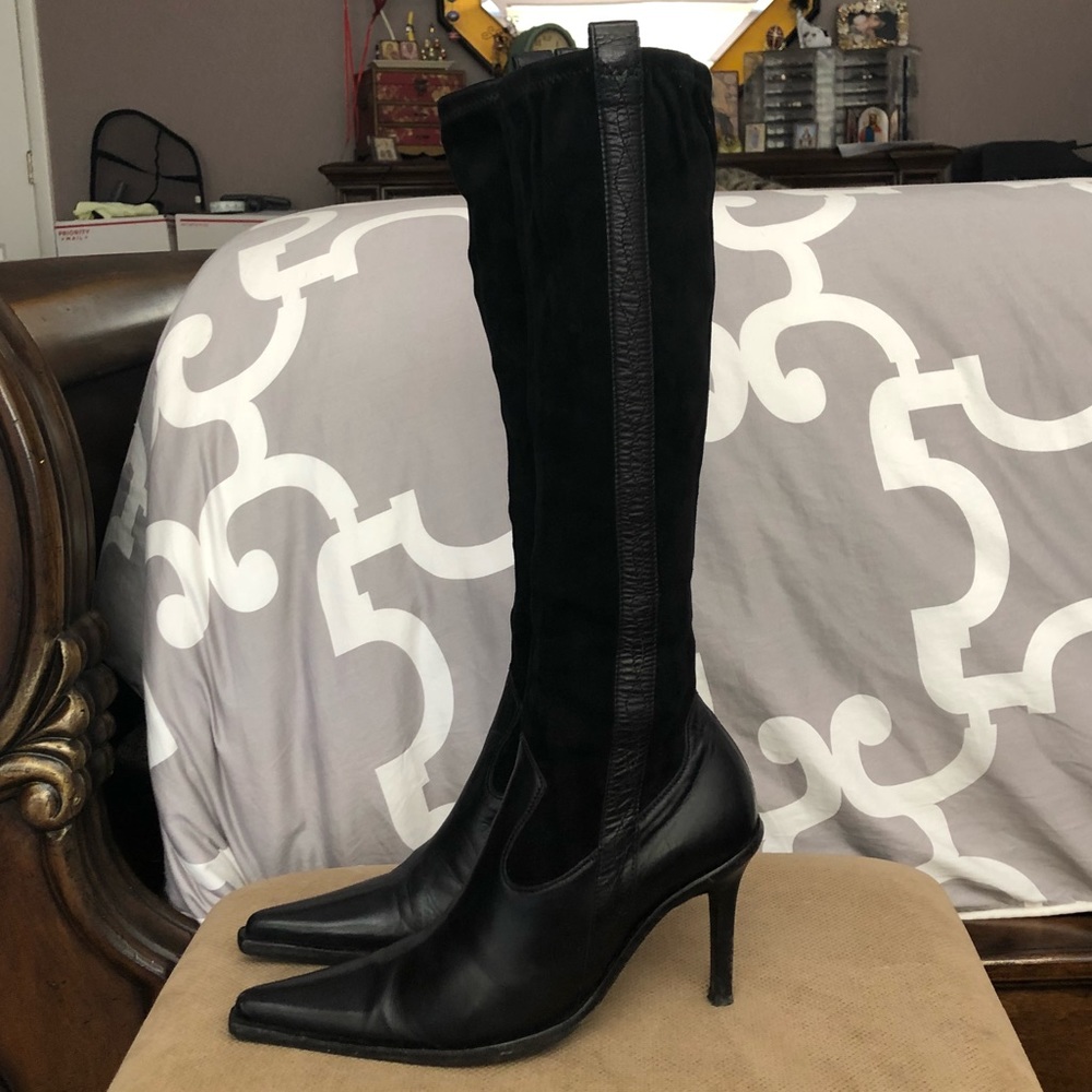 Nine West Pool On Leather Boots